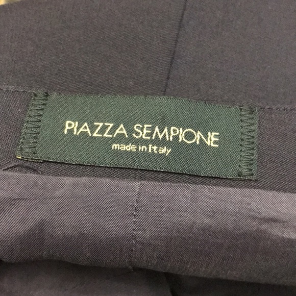 Piazza Sempione Wool Blend Blue Dress Size 6 - Picture 12 of 13